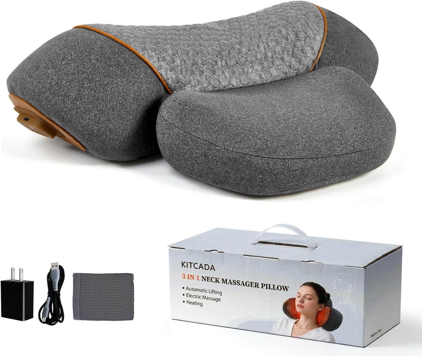 TheraWave™ Smart Heated Traction & Vibration Massage Pillow